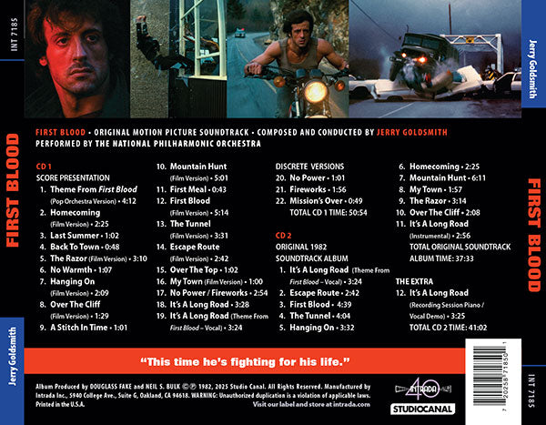 First Blood by Jerry Goldsmith (Intrada) (2xCD)