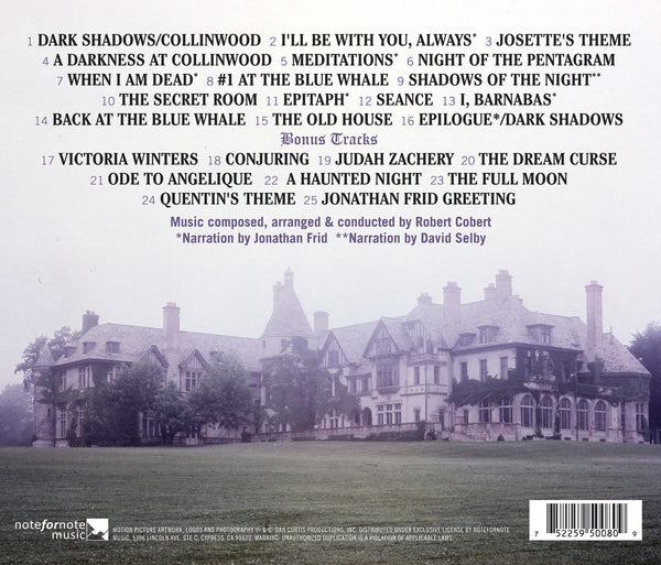 Dark Shadows: 60th Anniversary Edition by Robert Cobert (Limited Edition CD)