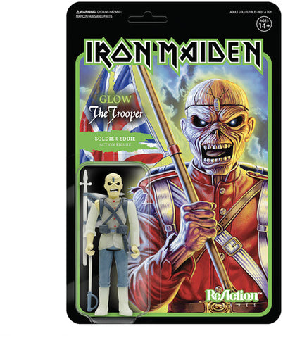 Iron Maiden: The Trooper - Soldier Eddie Limited Glow In The Dark (Super7)